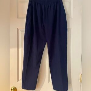⭐️3/$15⭐️Diane Von Furstenberg vintage navy casual pant size medium